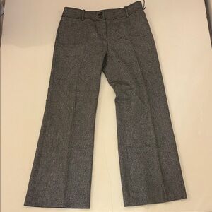 Adrienne Vittadini Gray Wide-Leg Dress Pants